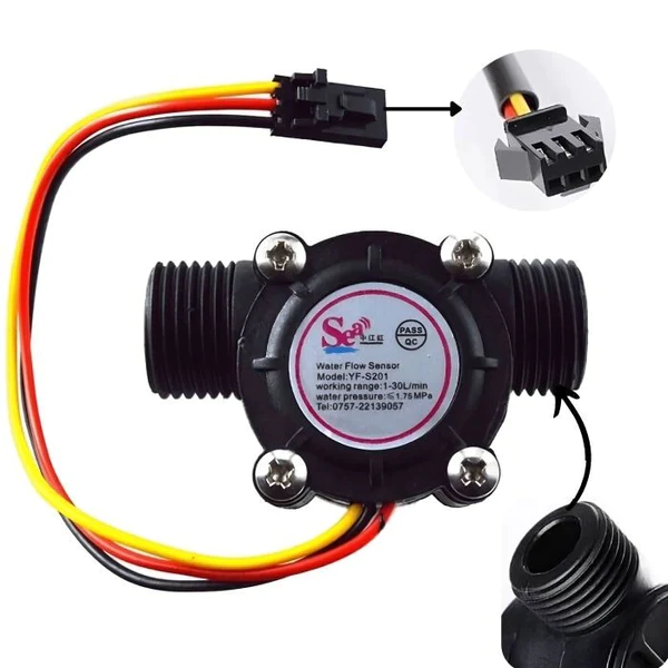 1/2 Inch Water Flow Sensor - YF-S201