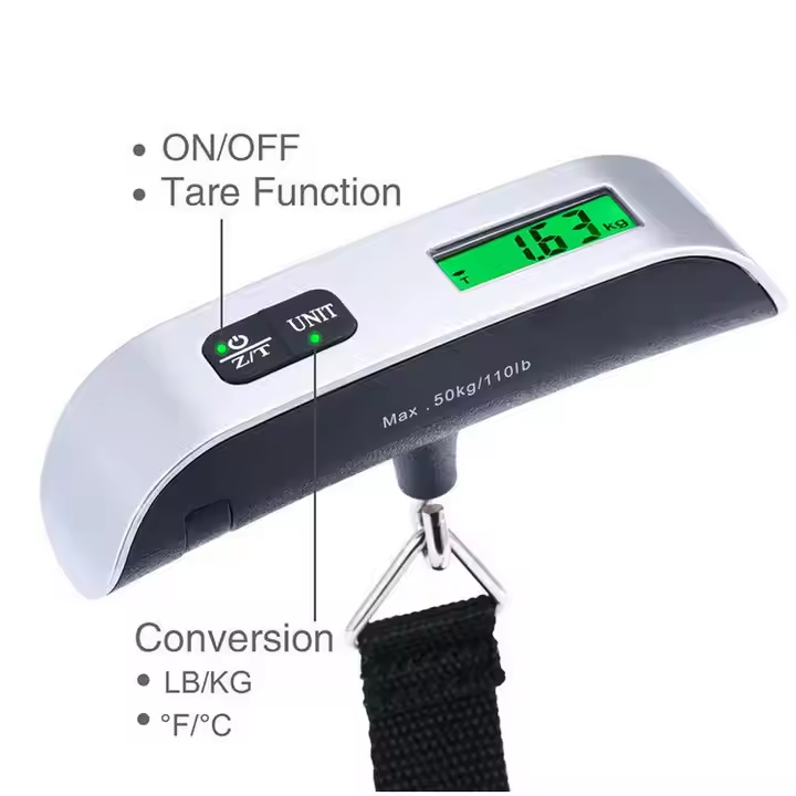 Digital Luggage Scale Portable Handheld Baggage Weighing scale 50 kg