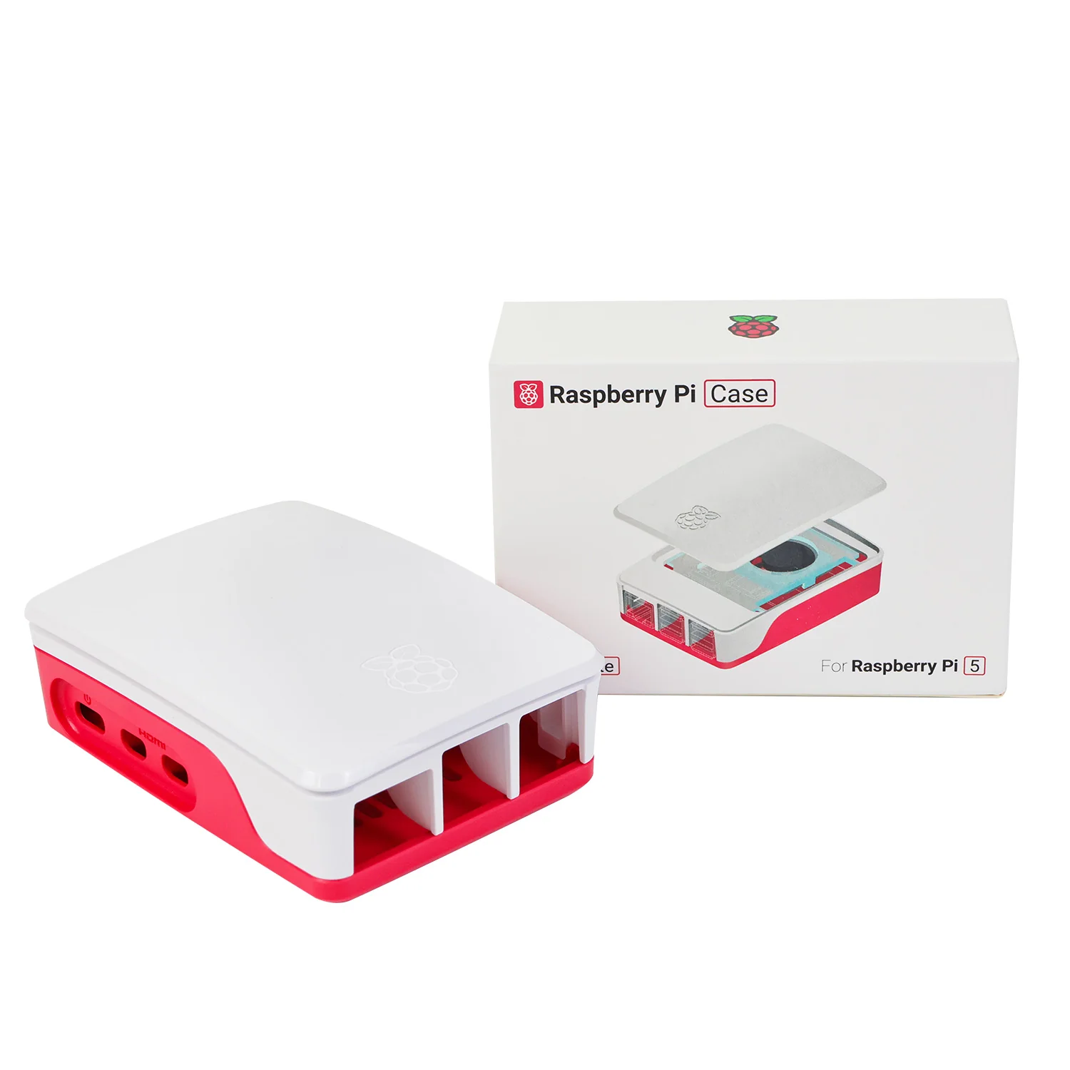 Official Raspberry Pi 5 Case Red-White