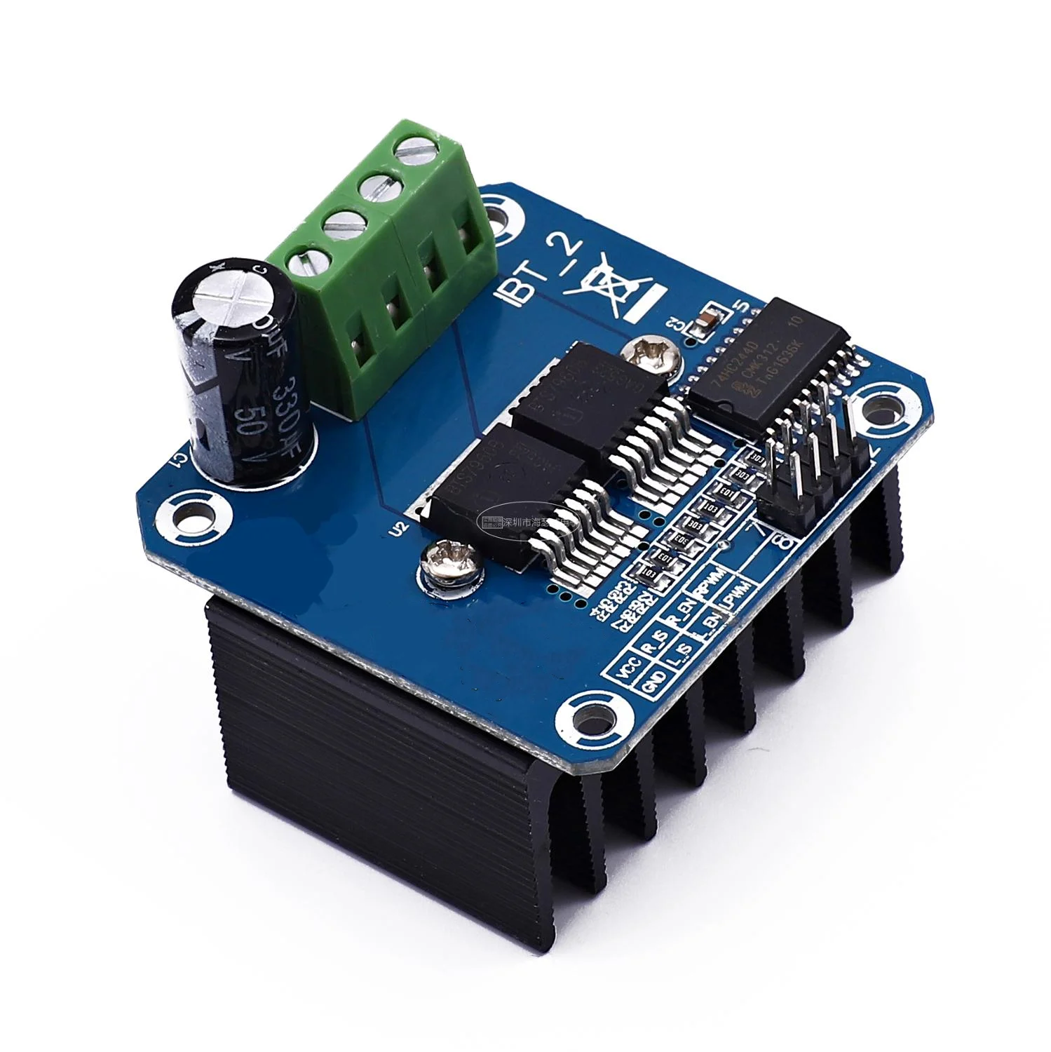 BTS7960B 43A H-Bridge Motor Driver