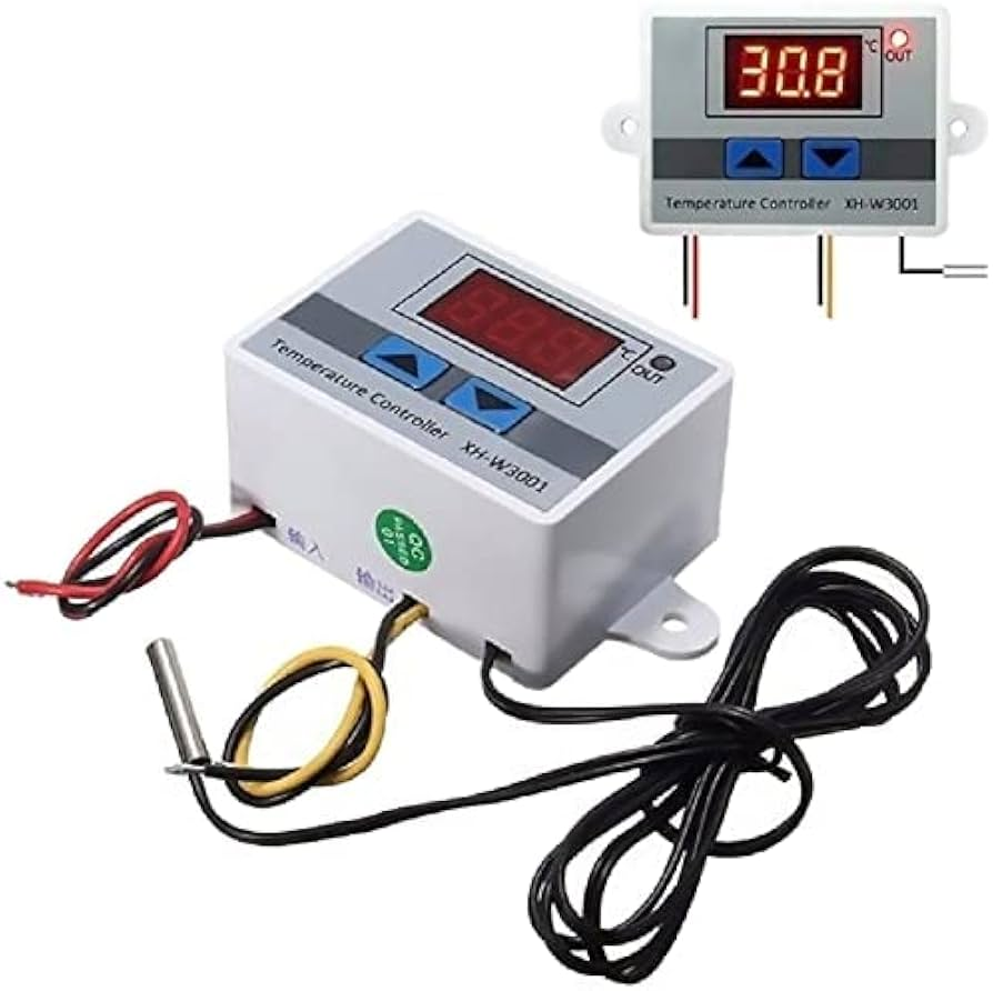 XH-W3001 Digital Temperature Controller Temperature Controller Switch with Waterproof Probe (110-220V/1500W)