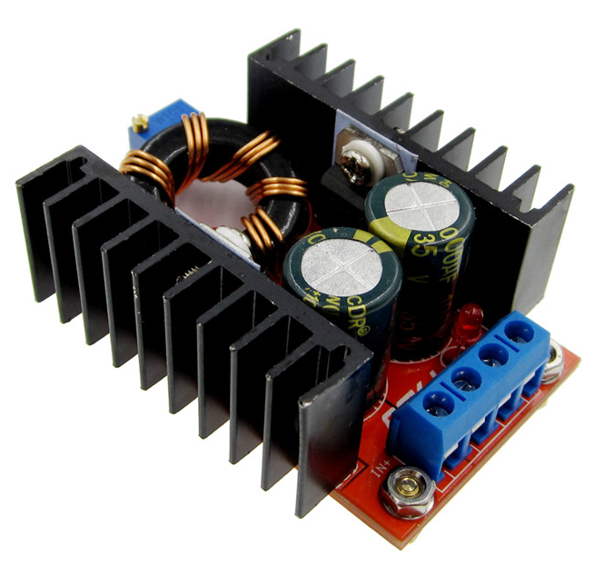 DC-DC BOOST CONVERTER (STEP UP) ADJUSTABLE VOLTAGE REGULATOR 12A