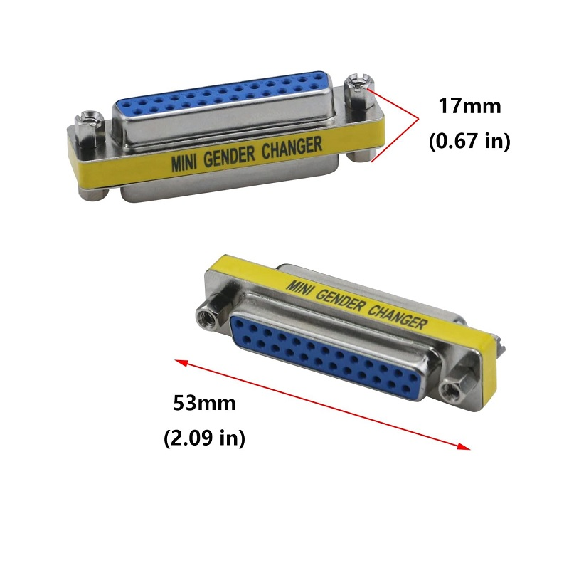 female to female gender changer DB-25