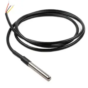 حساس حراره مقاوم للماء / Waterproof DS18B20-compatible Temperature Sensor