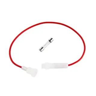 حامل فيوز 3 سم مع سلك / Fuse Holder 3cm with Wire