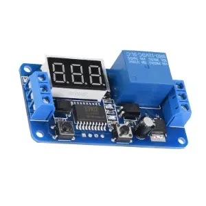 وحدة مرحل قابله للتعديل / relay module with adjustable DELAY 12v