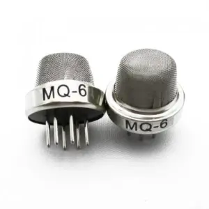 حساس الغازات القابله للأشتعال / MQ-2 Gas Sensor for H2, LPG, CH4, CO, Smoke or Propane Detector