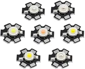 مصباح LED بقوة 3 واط مع قاعدة / LED 3W high power led chip light  WITH SOCKET