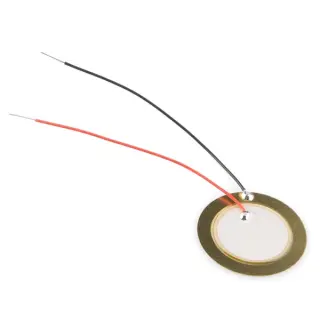 حساس قرص بيزو سيراميك 15 مم / 15mm Piezo Ceramic Disc Sensor