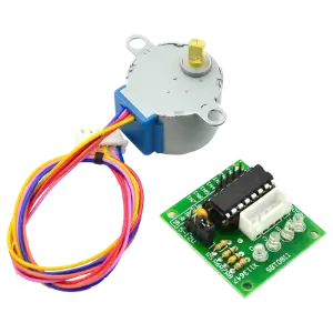 محرك ستيبر مع وحده تحكم / uxcell DC 5V Micro Stepper Motor 28BYJ-48 with ULN2003 Driver Module