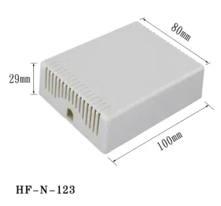 علبة بلاستيك إلكترونية للتجميع والحماية / DIY Electronic Plastic Housing Junction Box – 80×100×29mm