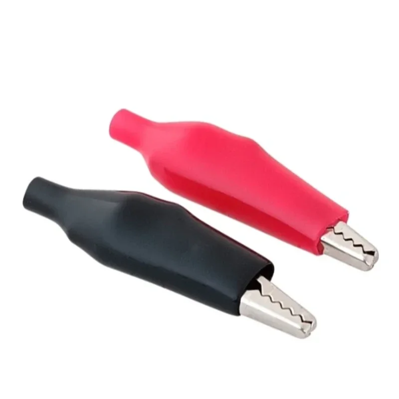 مشبك تمساح متوسط الحجم / Crocodile Clip MEDUIM black ,red