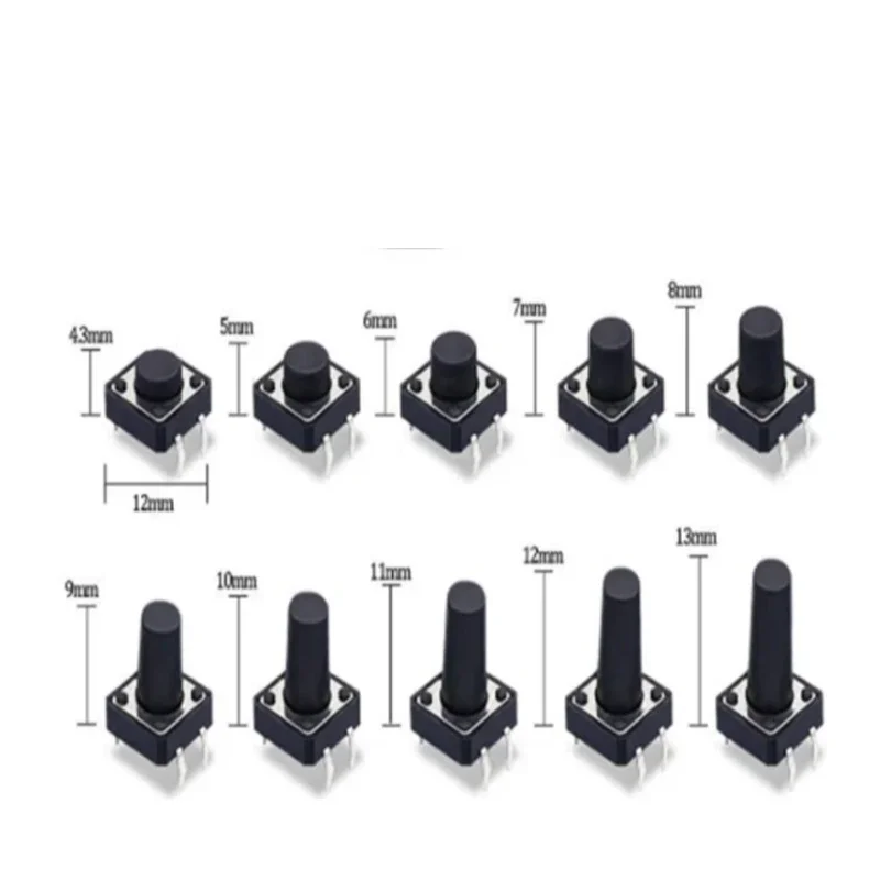 مفتاح زر الضغط / tactile switch 12*12