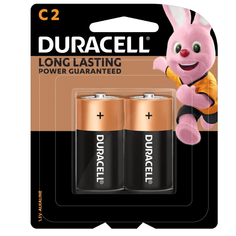 بطاريات دوراسيل C ألكالين / Duracell Alkaline C X2