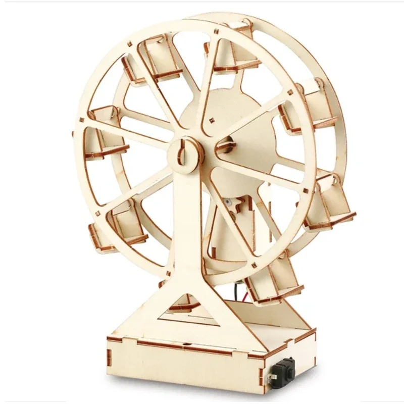 عجلة فيريس خشبية / Wooden Ferris Wheel ST018
