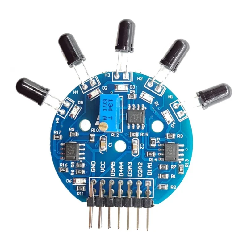 وحدة حساس اللهب 5 قنوات / Five Channel Flame Sensor Module