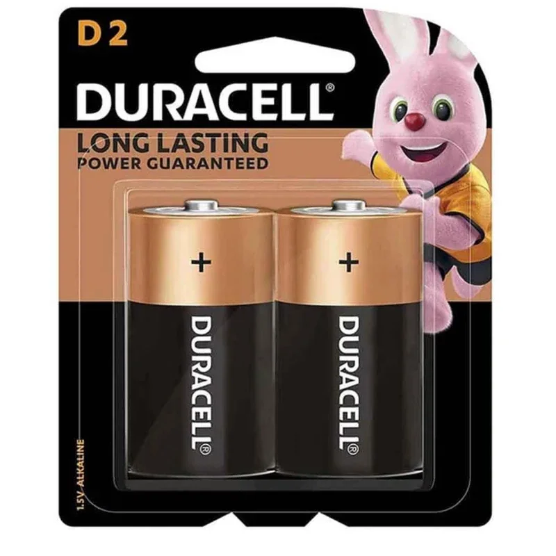 بطاريات دوراسيل D ألكالين / Duracell Alkaline D X2