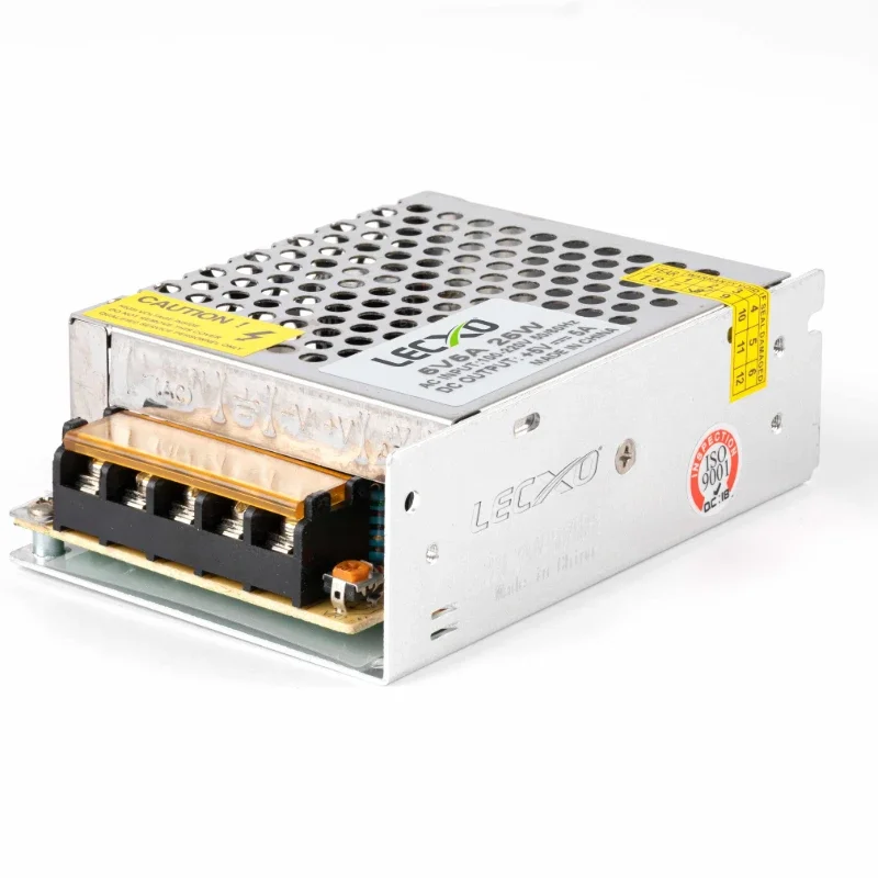 مزود طاقة  معدني 5 فولت 5 امبير / METAL POWER SUPPLY LECXO 5V 5A