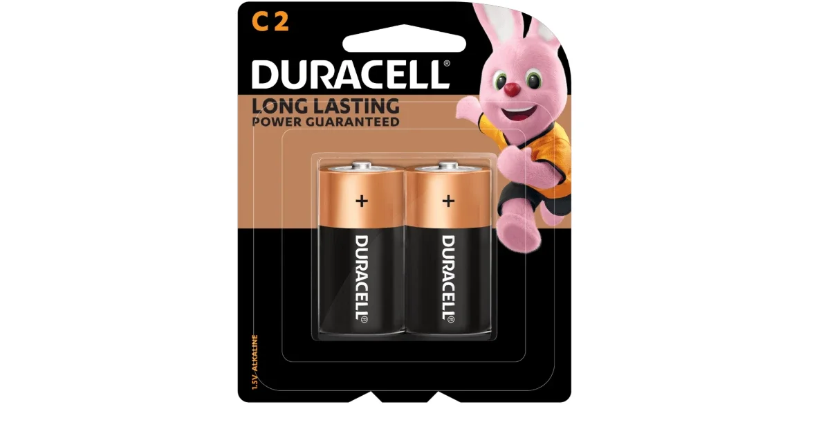 بطاريات دوراسيل C ألكالين / Duracell Alkaline C X2