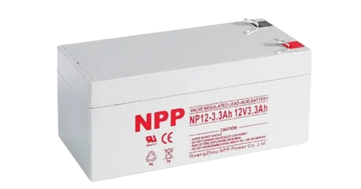 بطارية قابلة لإعادة الشحن /  NPP BATTERY 12V 3.3A