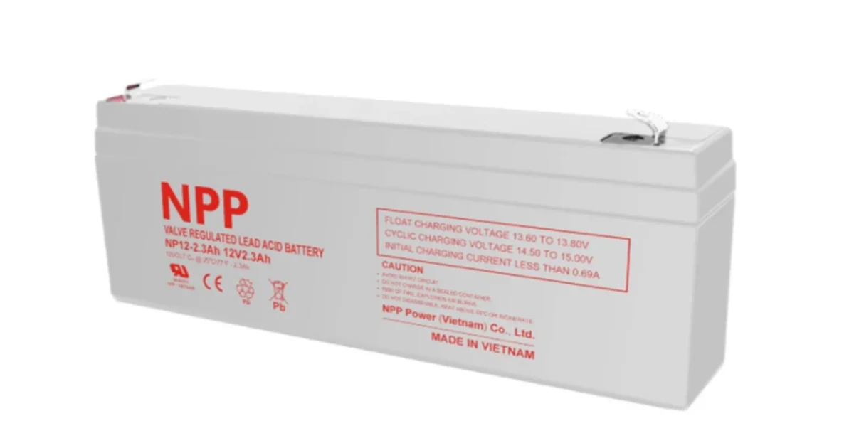 بطارية قابلة لإعادة الشحن /  NPP BATTERY 12V 2.3A