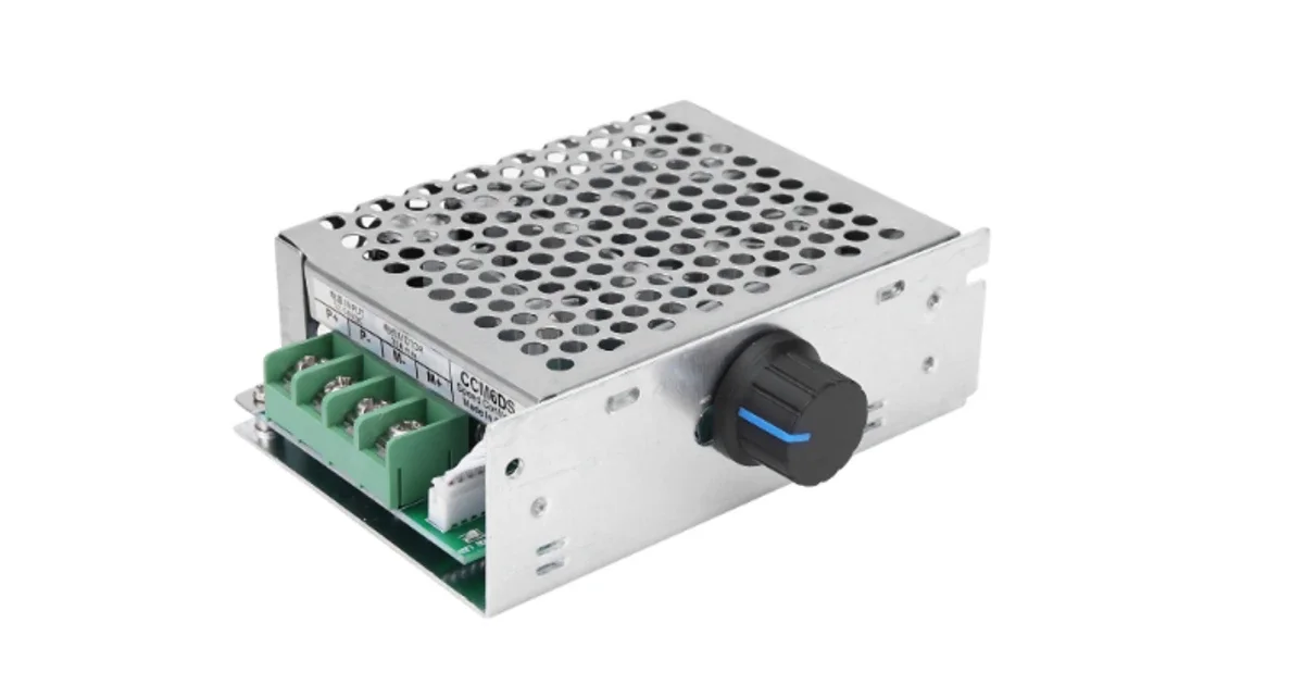 منظم سرعة محرك / DC Motor Speed Controller PWM Adjustable 12-50V 30A 1500W