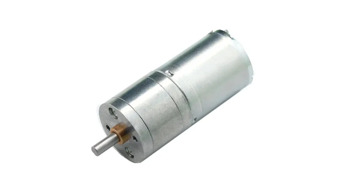 محرك جير تيار مستمر / 12V 60RPM 25GA370  DC Gear Reduction Motor