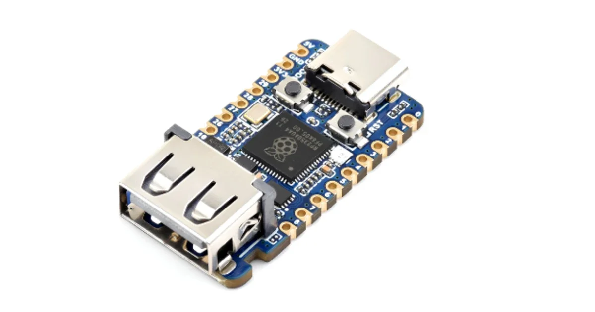 لوحة تطوير راسبيري صغيرة / Waveshare RP2350A USB Mini Development Board, Based On Raspberry Pi