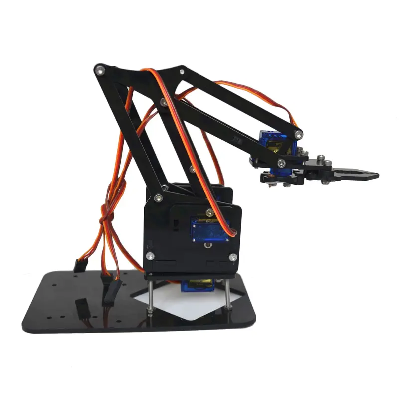 حامل ذراع روبوت ميكانيكي / Acrylic Robot Mechanical Arm Bracket – Black