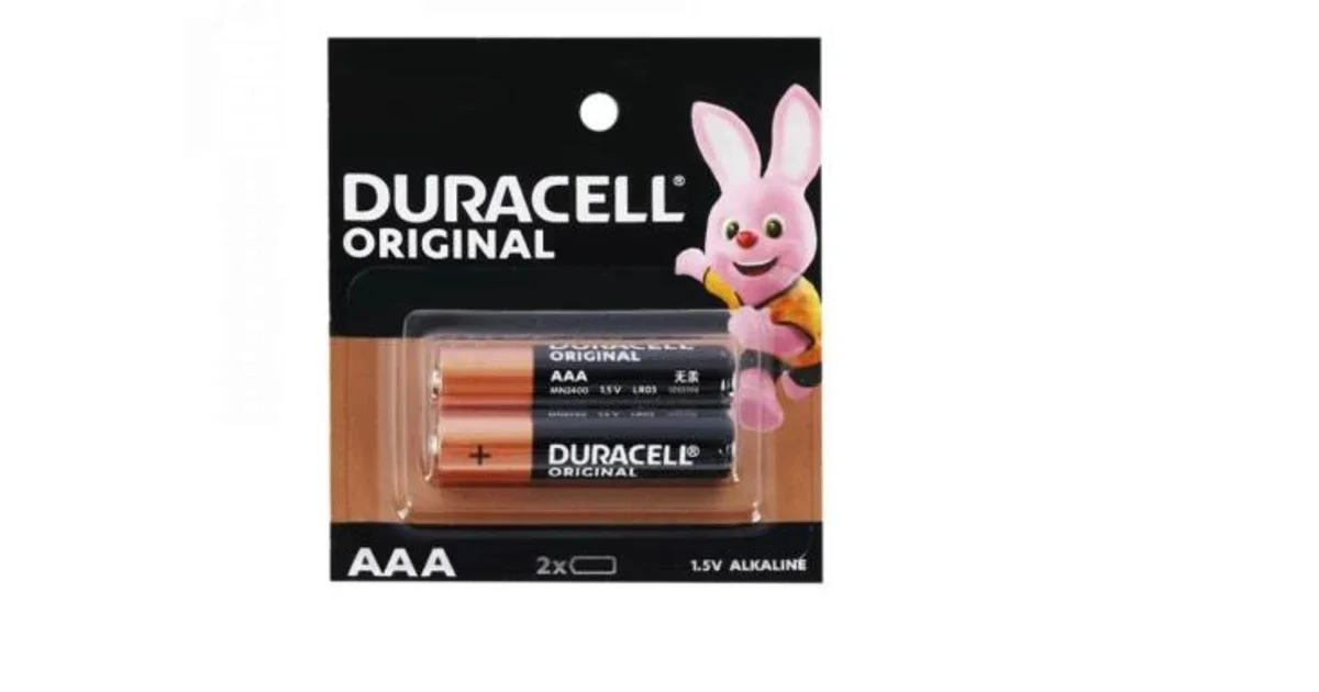 بطاريات دوراسيل قلوية عدد 2  / DURACELL AAA Alkaline Battery 1.5V x2