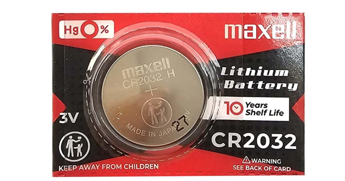 بطارية ماكسيل ليثيوم / Maxell Lithium Coin Battery CR2032