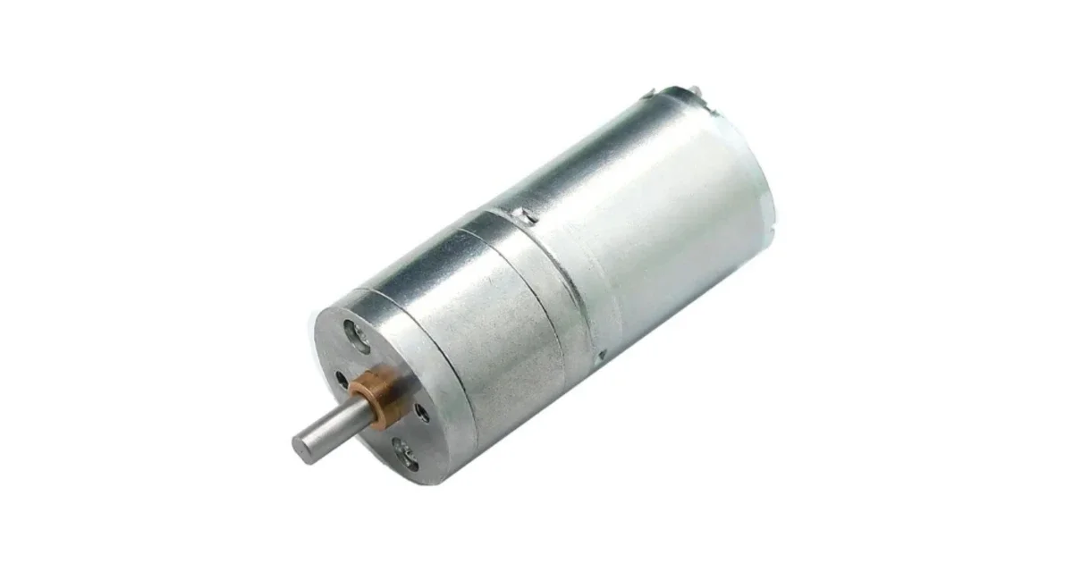 محرك جير تيار مستمر / 12V 100RPM 25GA370  DC Gear Reduction Motor