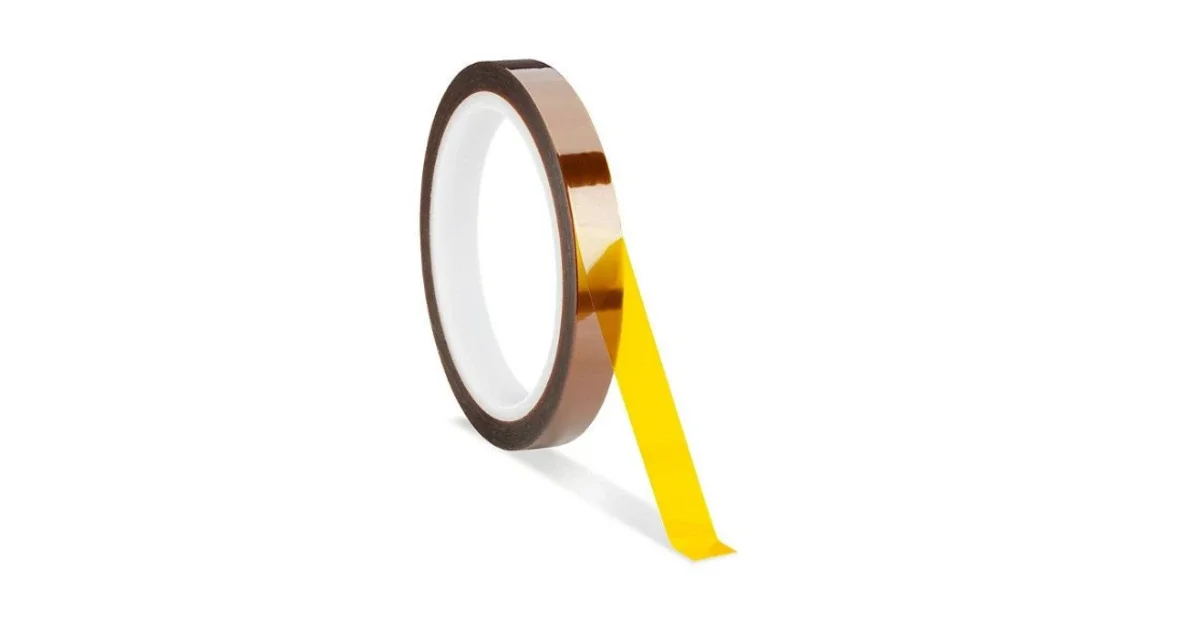 شريط كابتون للعزل الحراري / Polyimide Tape  10mm