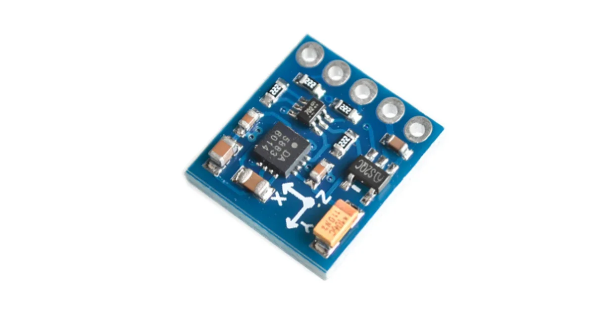 حساس المجال المغناطيسي / GY-271 QMC5883L 3-axis Electronic Compass Module Magnetic Field Sensor