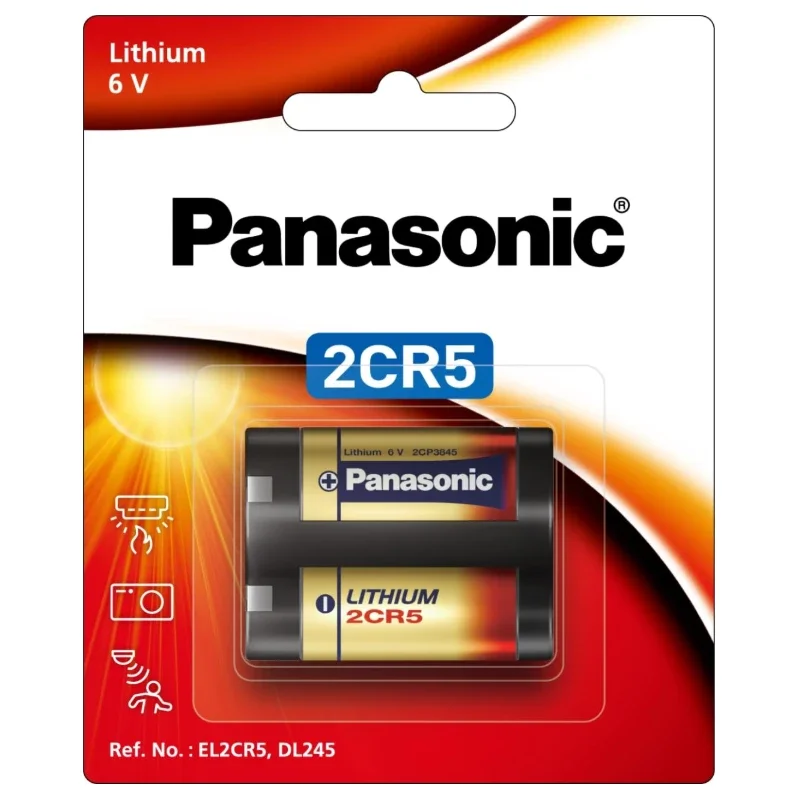 بطارية باناسونيك ليثيوم 2CR5 / Panasonic 2CR5 Lithium Battery