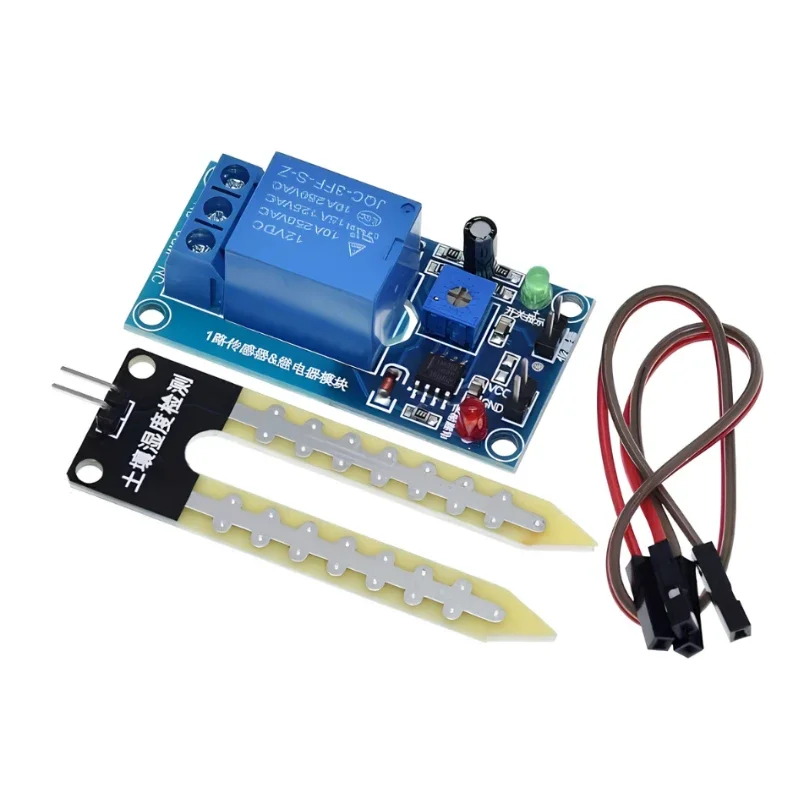 وحدة قياس رطوبة التربة والري التلقائي / 12V Soil hygrometer Humidity