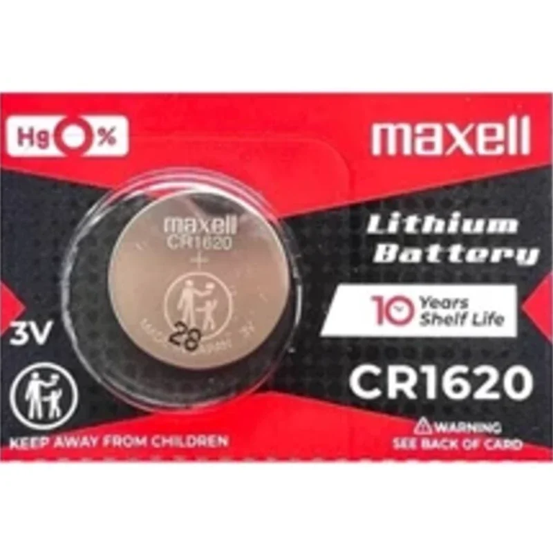 بطارية ماكسيل ألكالين / Maxell Alkaline Button CR1620