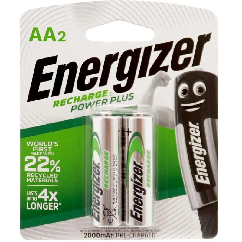 بطاريات إنرجايزر AA قابلة للشحن / Energizer Rechargeable AA 2000mah x2