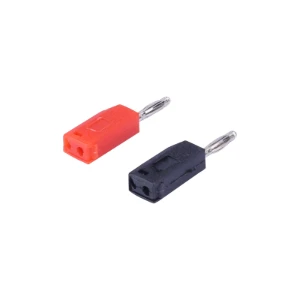 موصل قابس ذكر 2 مم / Mini Stackable Banana Plug Cable Connector 2mm