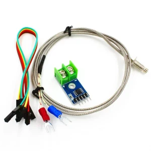 موديول مستشعر درجات الحرارة / MAX6675 Module + K Type Thermocouple Temperature Sensor