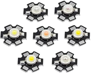 مصباح LED بقوة 3 واط مع قاعدة / LED 3W high power led chip light  WITH SOCKET