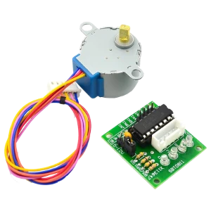محرك ستيبر مع وحده تحكم / uxcell DC 5V Micro Stepper Motor 28BYJ-48 with ULN2003 Driver Module