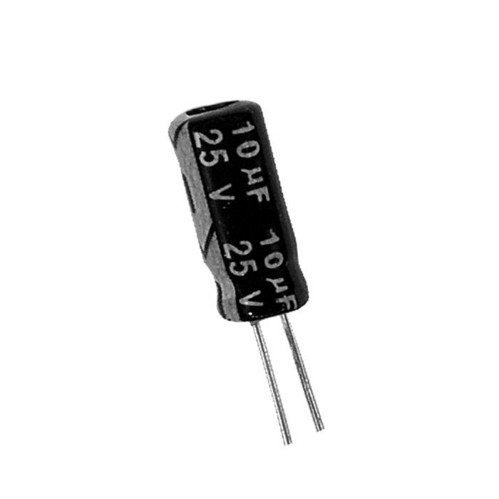 مكثف كيميائي / Chemical Capacitor 10UF-25V