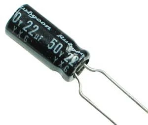 مكثف كيميائي / Chemical  Capacitor 0.22 UF-50V
