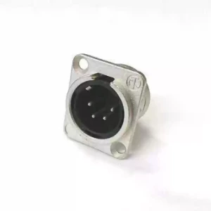 مقبس ذكر 4 دبابيس لتركيب اللوحة / panel mount male 4pin XLR socket