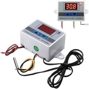 تحكم رقمي في درجة الحرارة / XH-W3001 Digital Temperature Controller Temperature Controller Switch with Waterproof Probe (110-220V/1500W)