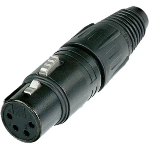 موصل XLR أنثى 4 دبابيس   / XLR 4pin female connector