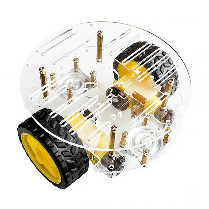 كيت سيارة روبوتية 2 عجلة لأردوينو / Car Kit 2 Wheel Round – For Arduino