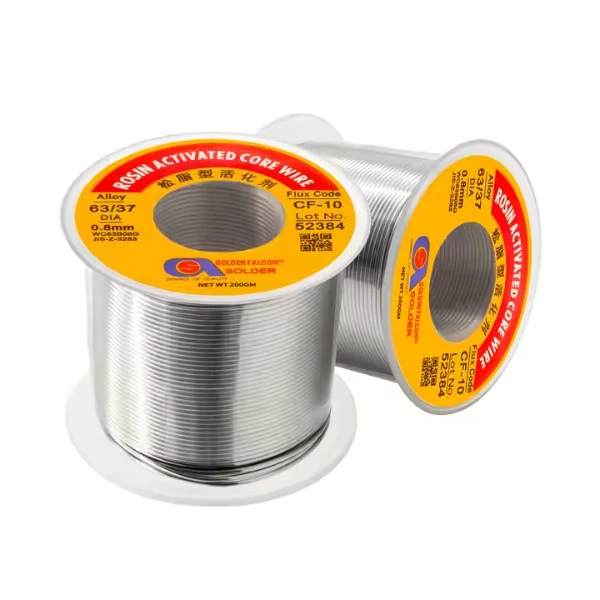 قصدير لحام / Soldering Wire Rosin activated Core Solder Wire 40/60 0.8mm tin wire 100g