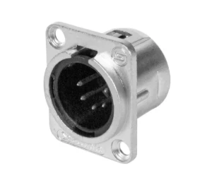 مقبس ذكر 5 دبابيس لتركيب اللوحة / panel mount male 5pin XLR socket